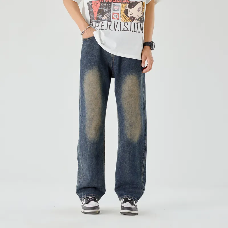THREE-BODY Jeans Unisex Teal-3