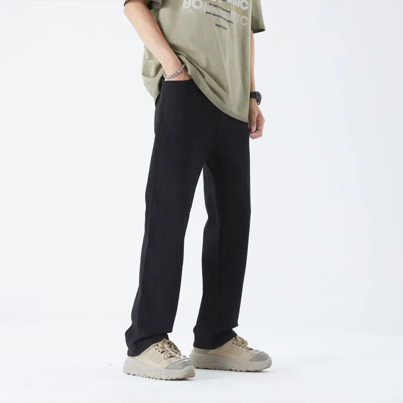 THREE-BODY Jeans Unisex Black-6