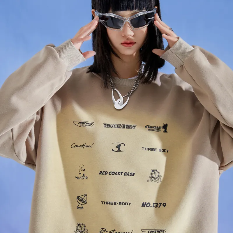 THREE BODY Sweatshirts Unisex-4