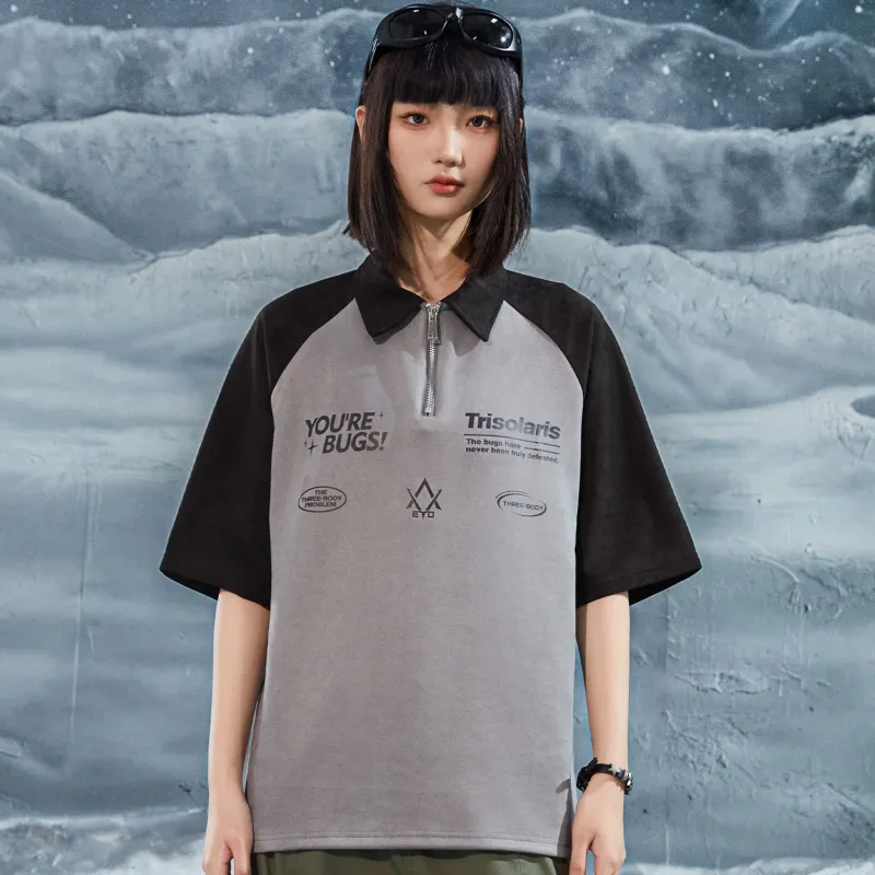 THREE-BODY Polo Shirts Unisex-4