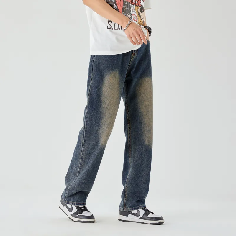 THREE-BODY Jeans Unisex Teal-8