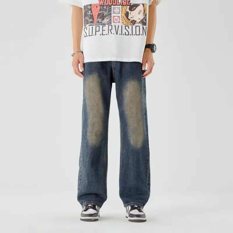 THREE-BODY Jeans Unisex Teal-2