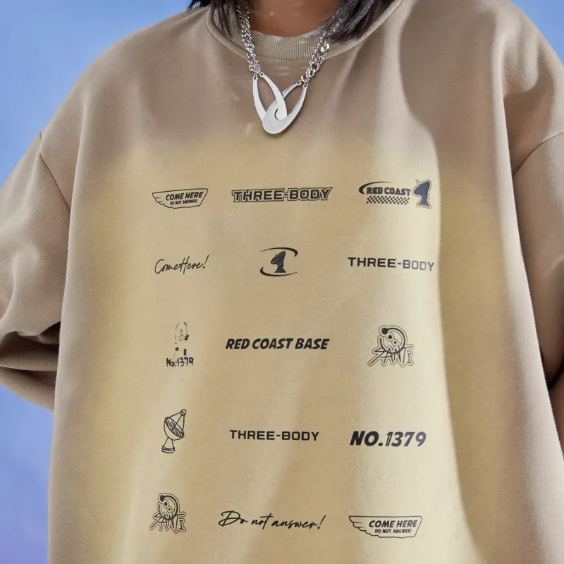 THREE BODY Sweatshirts Unisex-6