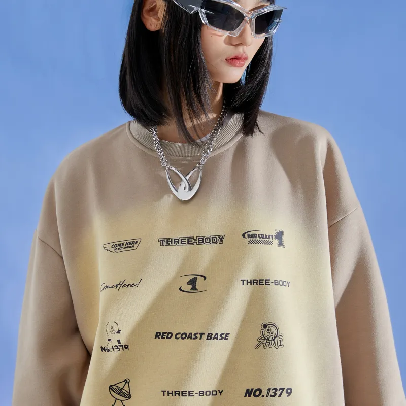 THREE BODY Sweatshirts Unisex-5