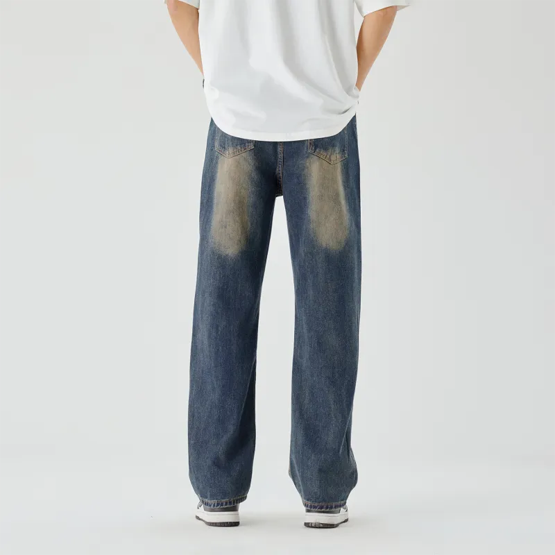 THREE-BODY Jeans Unisex Teal-6