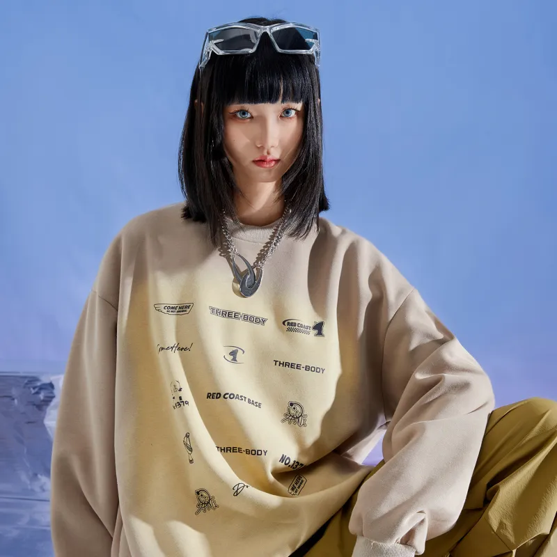 THREE BODY Sweatshirts Unisex-8
