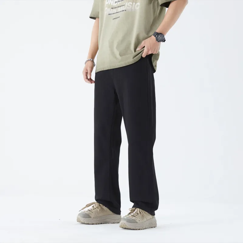 THREE-BODY Jeans Unisex Black-4