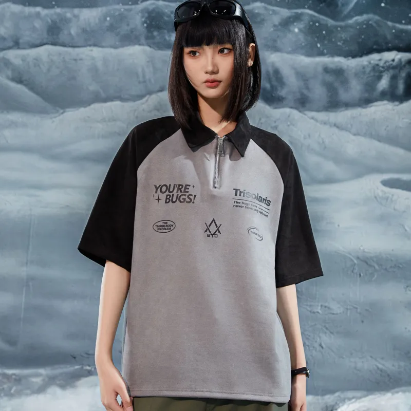 THREE-BODY Polo Shirts Unisex-10