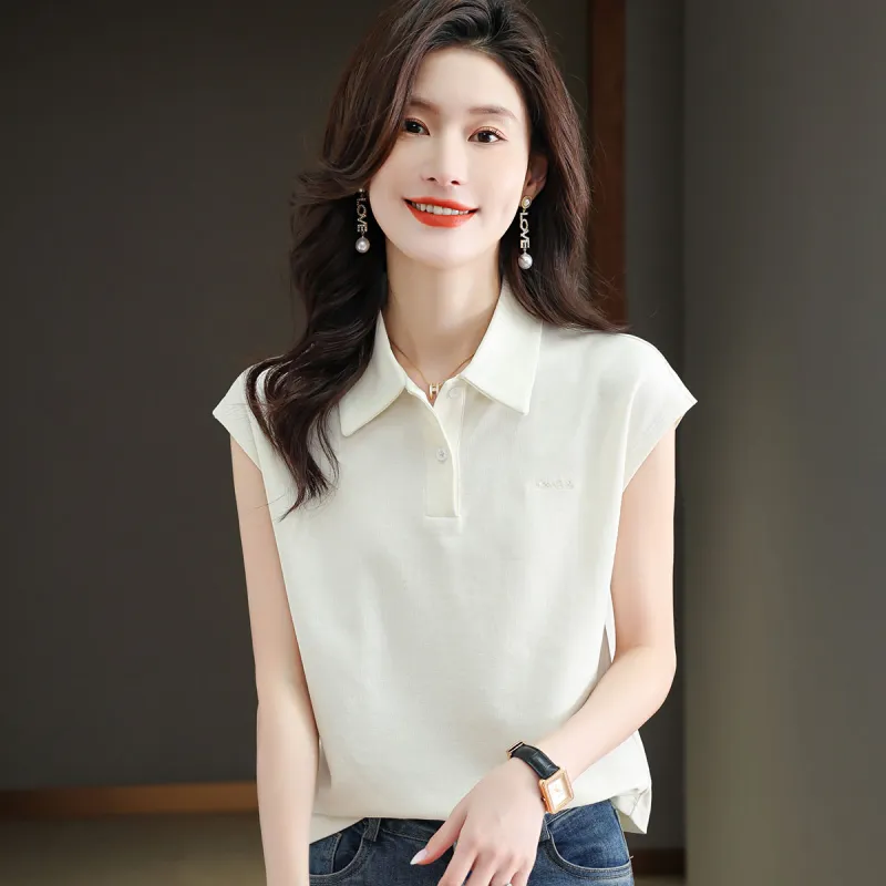 JEANSWEST T Shirt Summer Women's Light Apricot-3