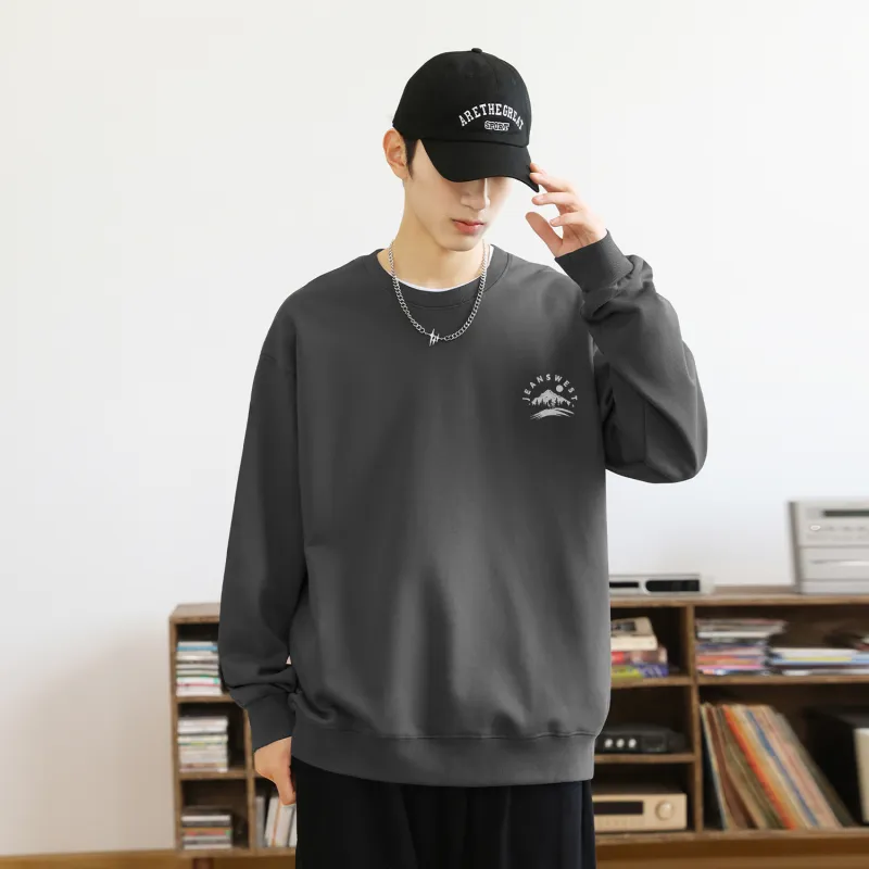 JEANSWEST Sweatshirt Unisex Navy Blue-55