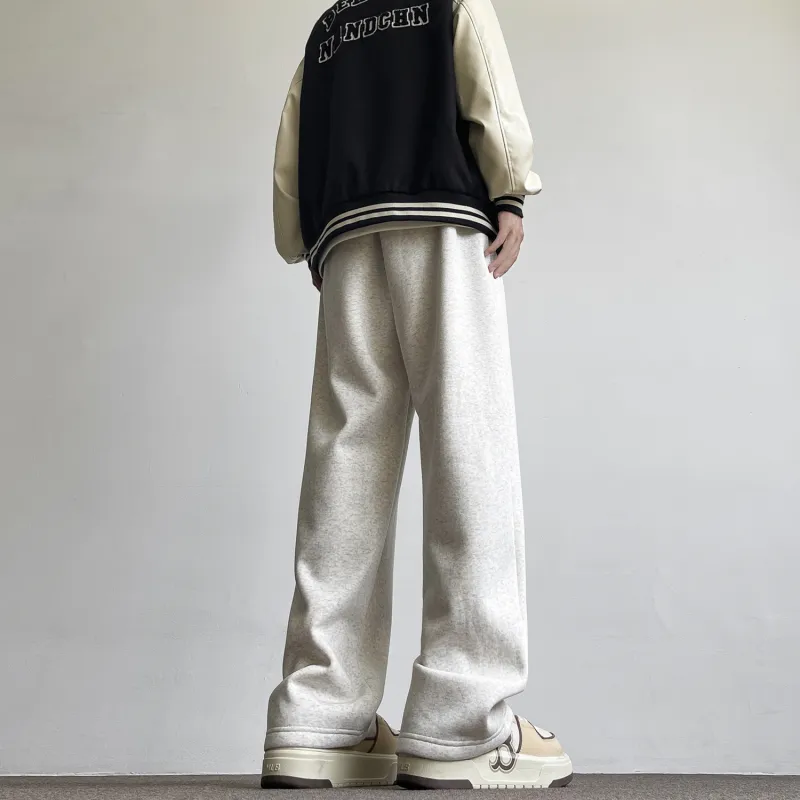 JEANSWEST Casual Pants Unisex Beige Apricot-39