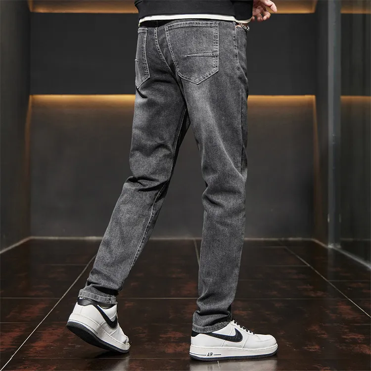 Jean West Jeans Men's Black Gray-5