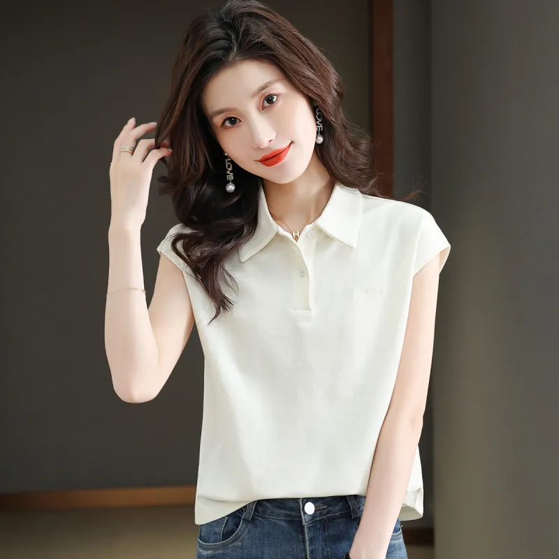 JEANSWEST T Shirt Summer Women's Light Apricot-7
