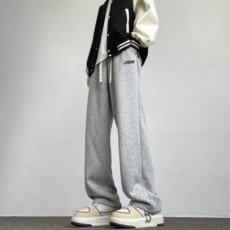 JEANSWEST Casual Pants Unisex Beige Apricot-13
