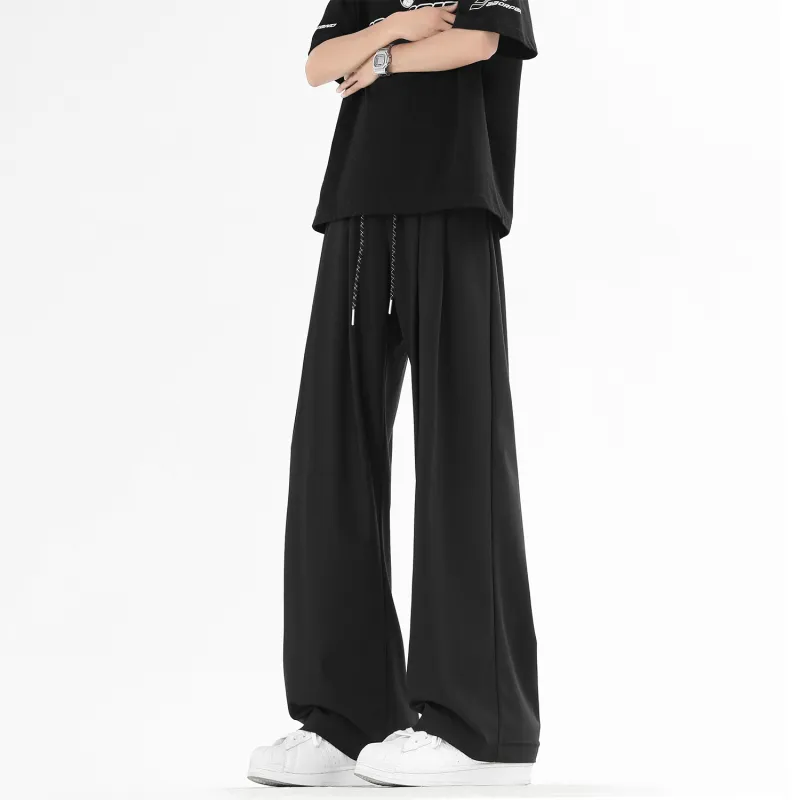 JEANSWEST Casual Pants Unisex Black-3