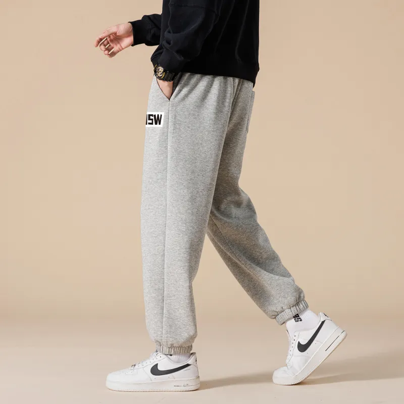 Jean West Casual Pants Vibe Style Dressing Recommendation Fleece Lined Unisex-6