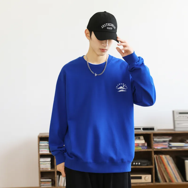 JEANSWEST Sweatshirt Unisex Navy Blue-19