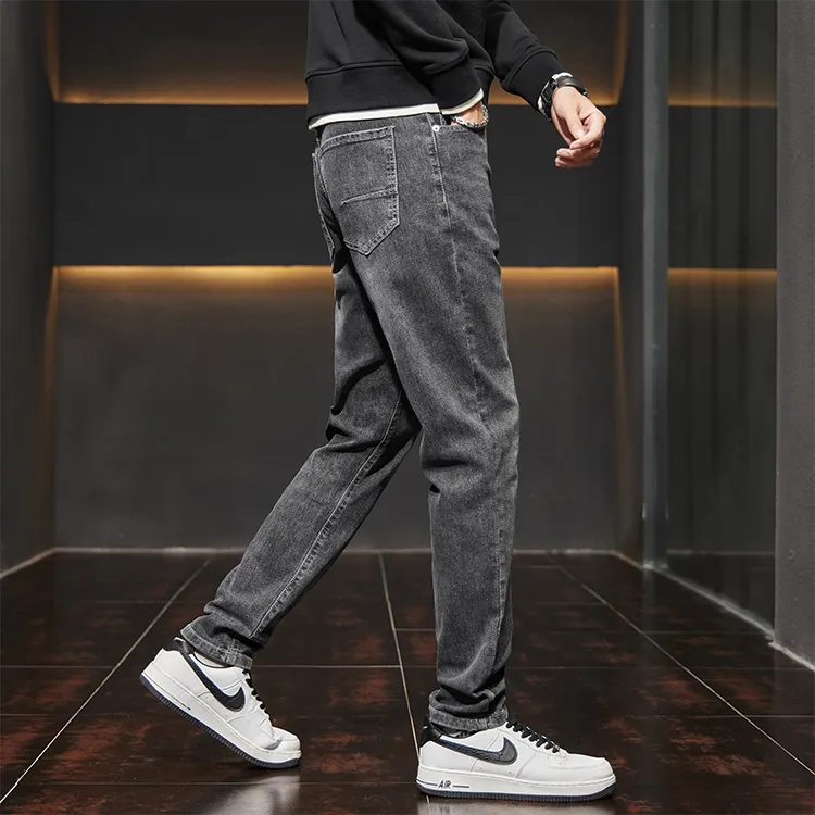 Jean West Jeans Men's Black Gray-2