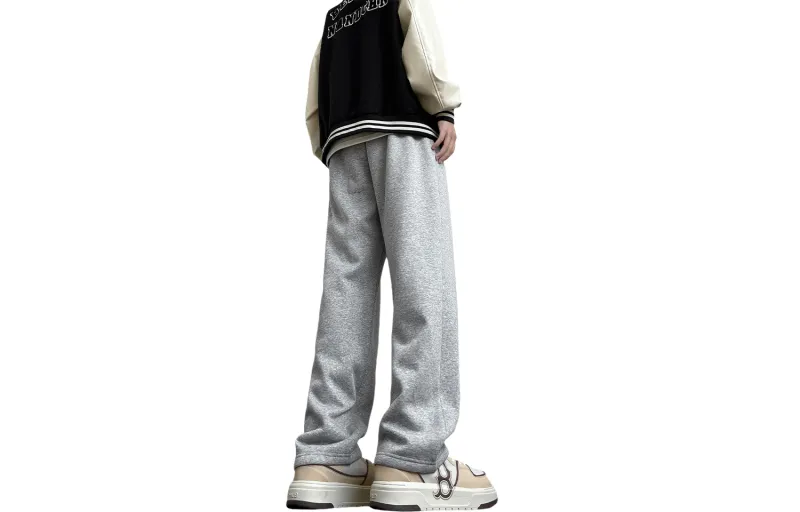 JEANSWEST Casual Pants Unisex Beige Apricot-11