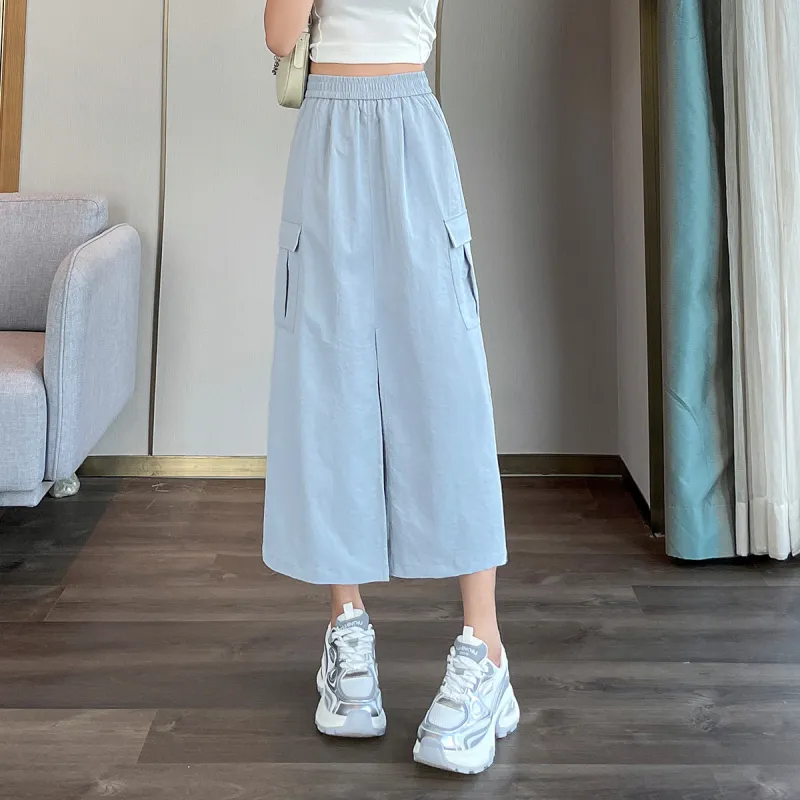 JEANSWEST Casual Long Skirts Women's-4