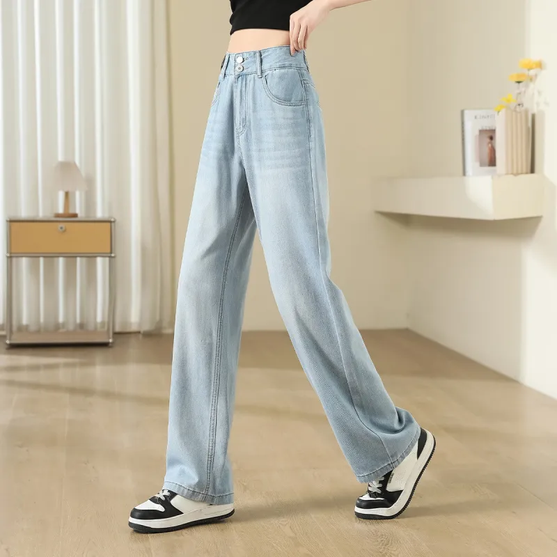 JEANSWEST Jeans Summer Women's Blue-4