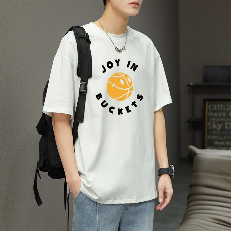 Jean West T Shirt Summer Men's White-2