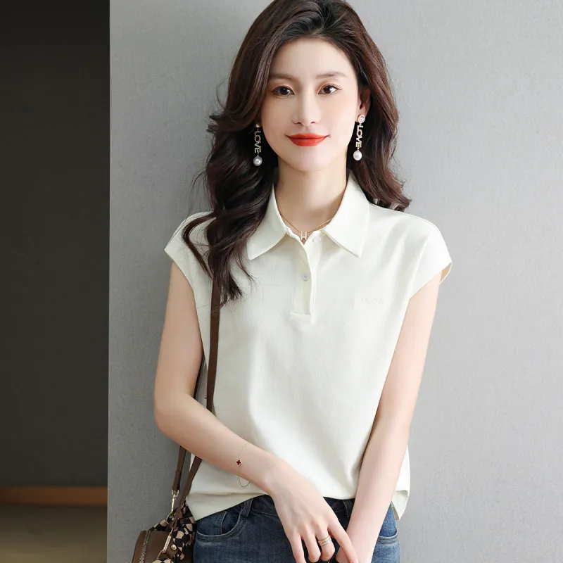 JEANSWEST T Shirt Summer Women's Light Apricot-6