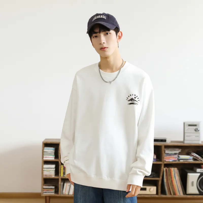 JEANSWEST Sweatshirt Unisex Navy Blue-9