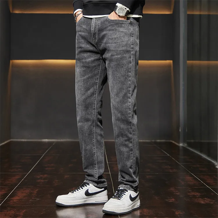 Jean West Jeans Men's Black Gray-3