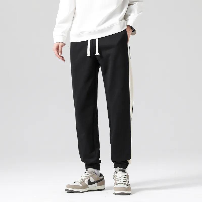 JEANSWEST Casual Pants Unisex Black-2