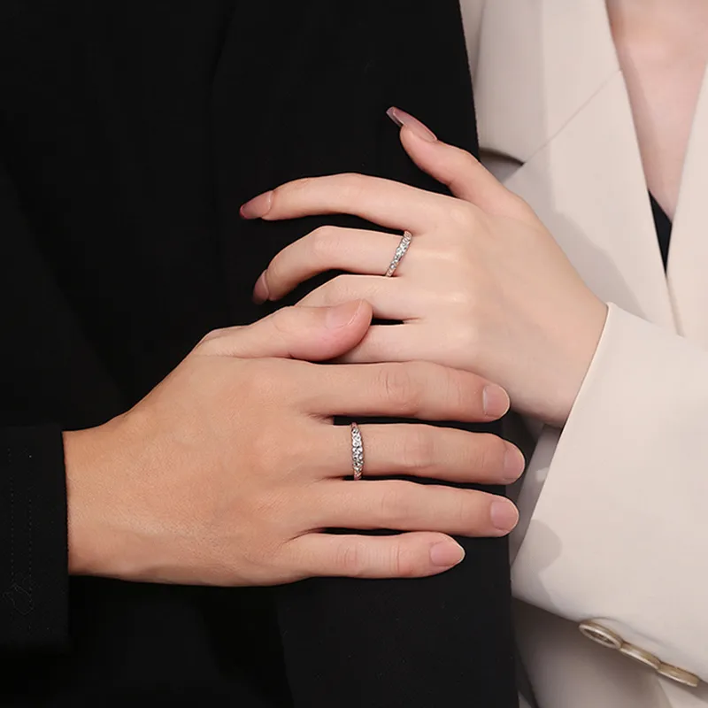 Zhiyu S999 Fine Silver Rings Unisex-5