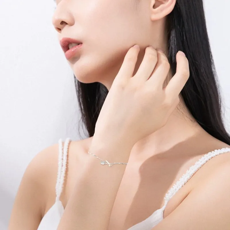 Zhiyu S999 Fine Silver Bracelets Women's-5