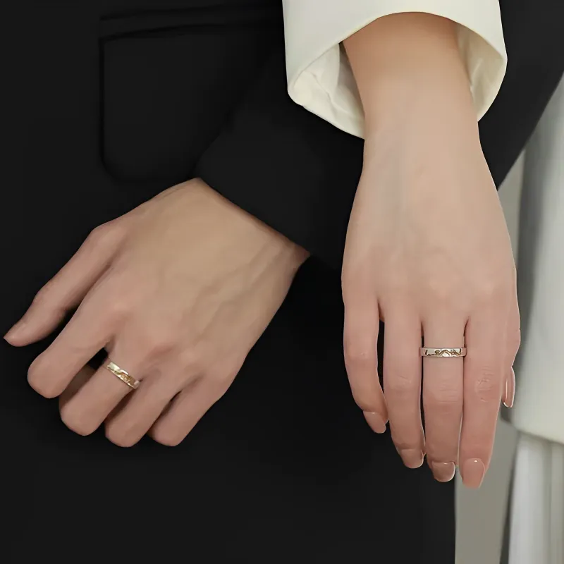 Zhiyu 925 Sterling Silver Rings Unisex-4