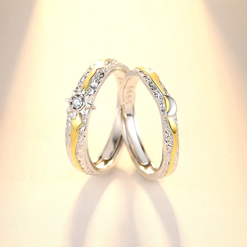 Zhiyu S999 Fine Silver Rings Unisex-2