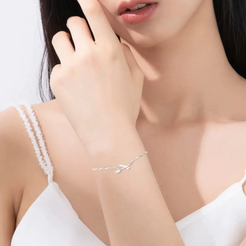 Zhiyu S999 Fine Silver Bracelets Women's-4