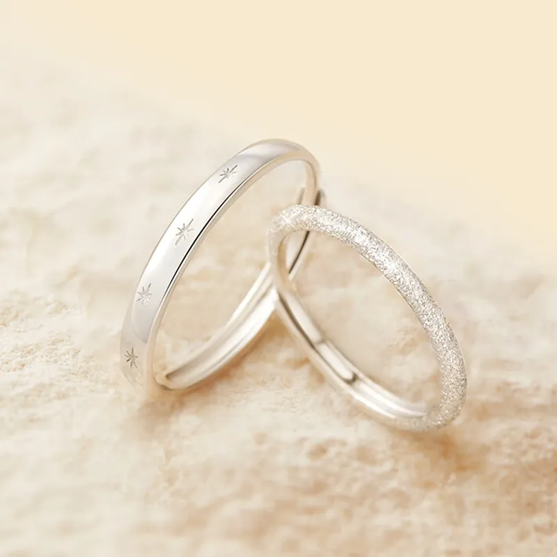 Zhiyu 999 Fine Silver Rings Unisex-2