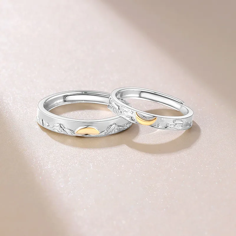 Zhiyu S999 Fine Silver Rings Unisex-3