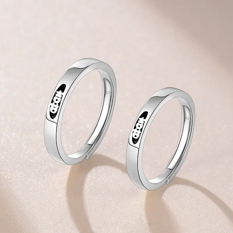 Zhiyu S999 Fine Silver Rings Unisex-3