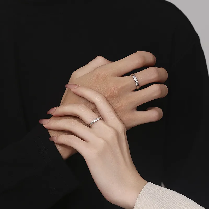 Zhiyu S999 Fine Silver Rings Unisex-1