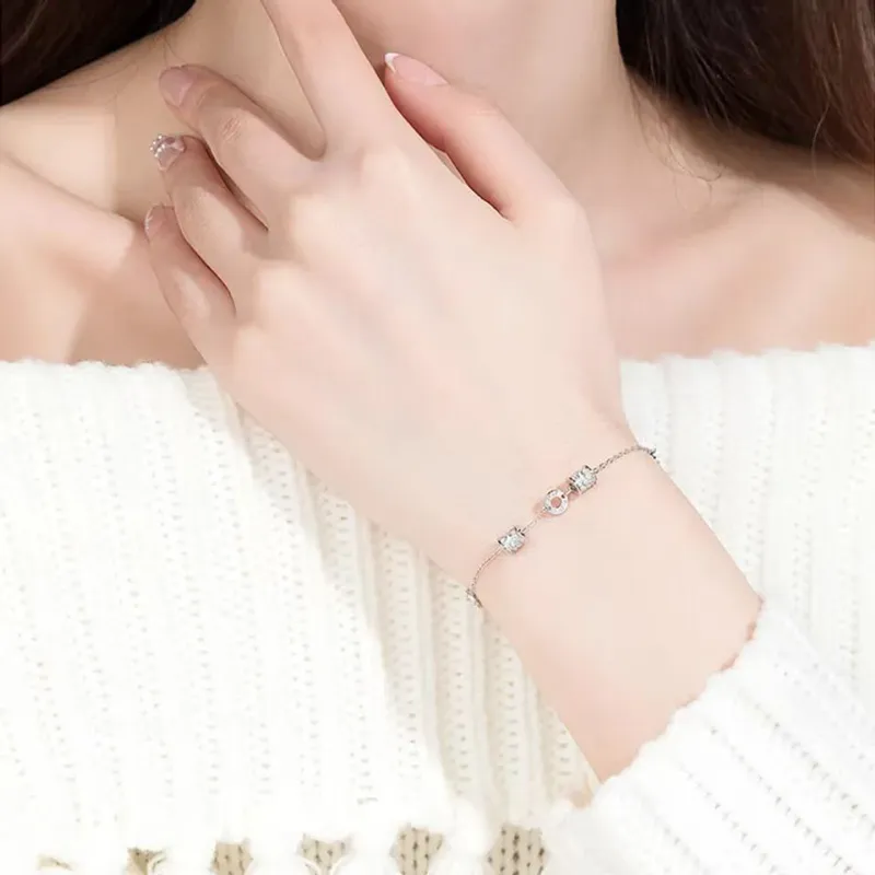 Zhiyu S925 Silver Bracelets Women's-1