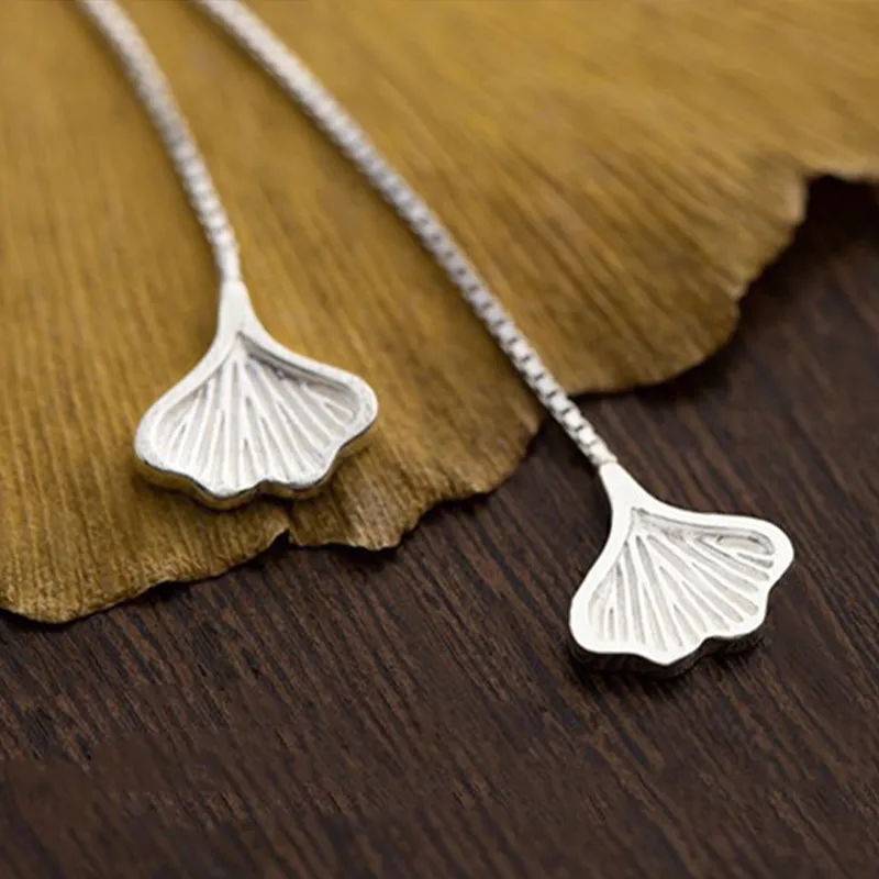 Zhiyu 925 Sterling Silver Drop Earrings Women's-2