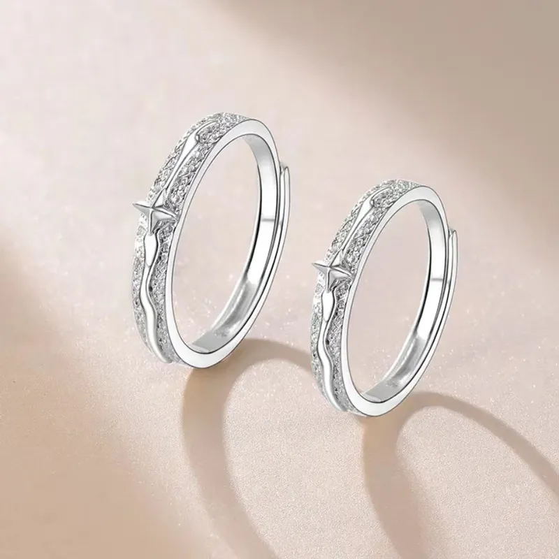 Zhiyu S999 Fine Silver Rings Unisex-4