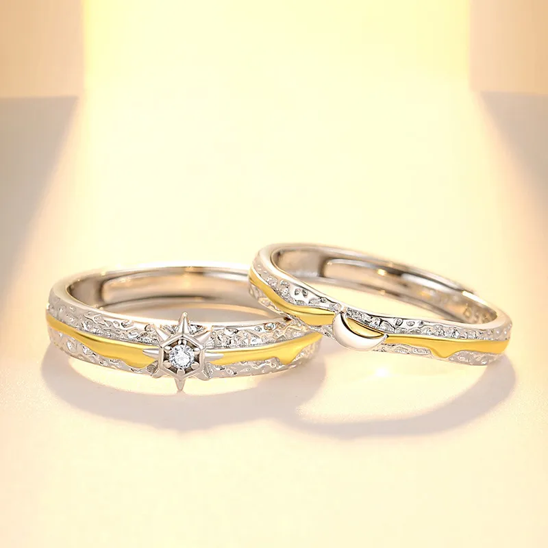 Zhiyu S999 Fine Silver Rings Unisex-1