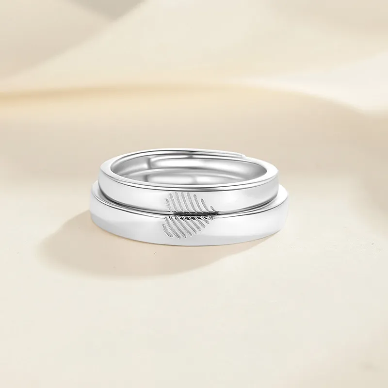 Zhiyu S999 Fine Silver Rings Unisex-3