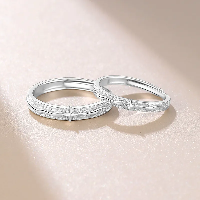 Zhiyu S999 Fine Silver Rings Unisex-3