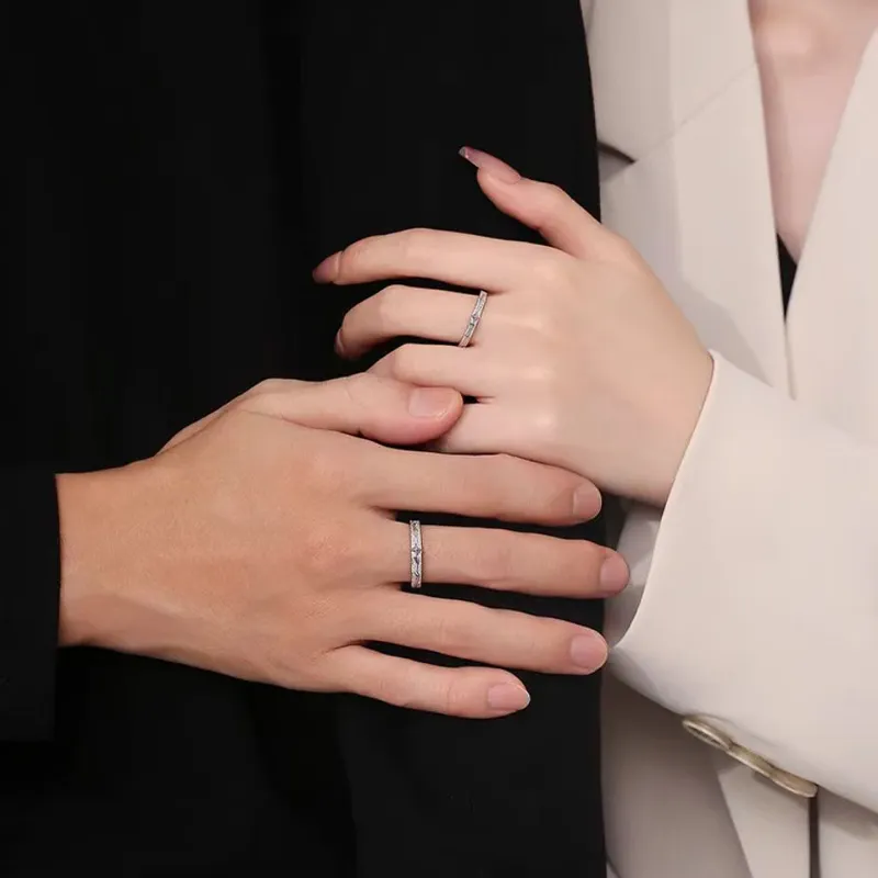 Zhiyu S999 Fine Silver Rings Unisex-2