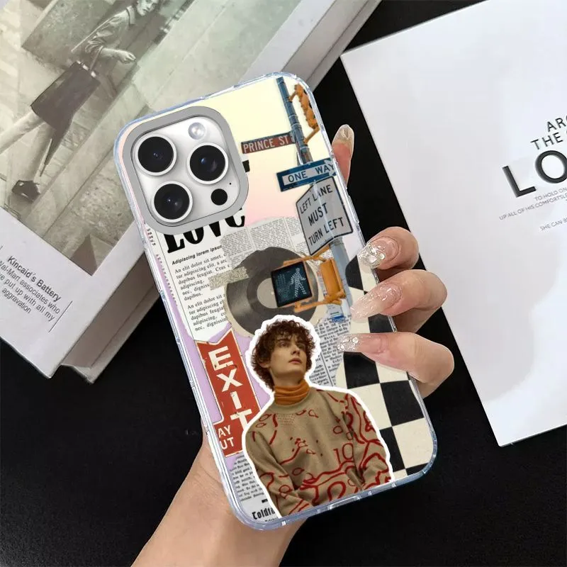 LUCKY KABU Silicone Material Impact-Resistant Vintage Sweater Phone Case Compatible With IPhone 14/15/Pro/Pro Max-1