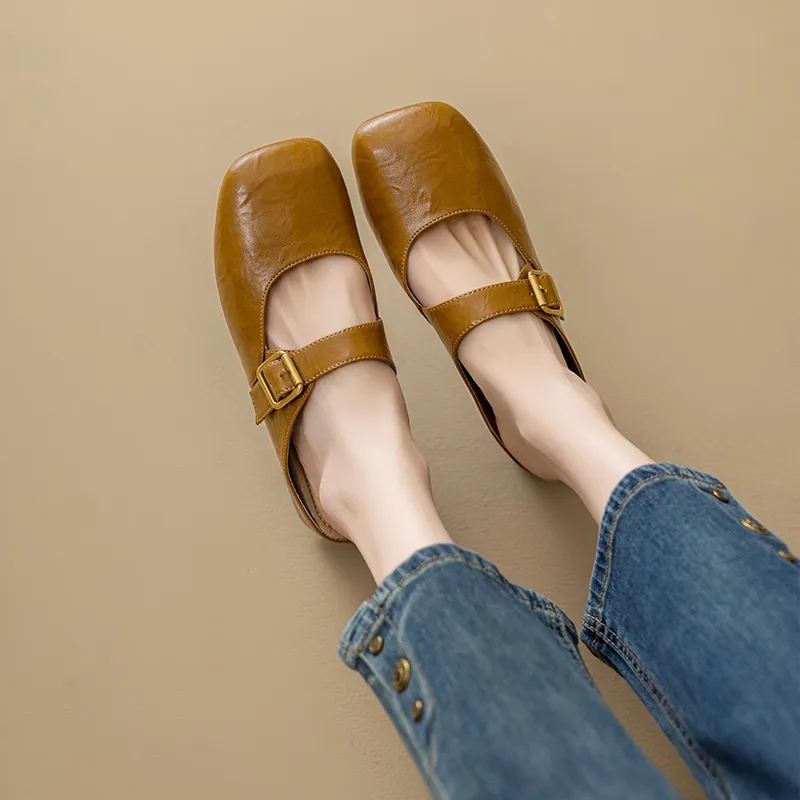 JOSINY Rubber Sole Quiet Odor Resistant Slip Resistant Quick Dry Closed Toe Slippers Women's Brown-2
