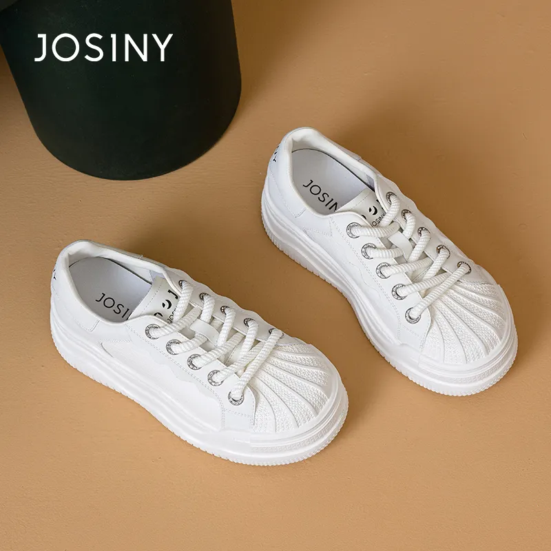 JOSINY Slip-Resistant Low-Top Skateboard Shoes Women's-6