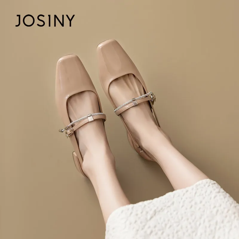 JOSINY Block Heel Slippers Women's-10